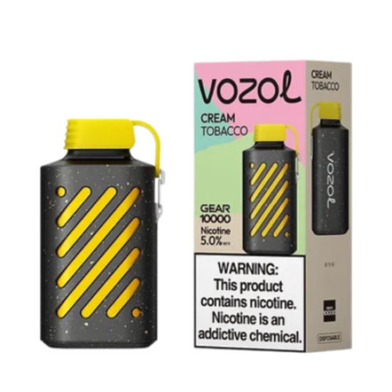 Vozol Gear 10000 Cream Tobacco